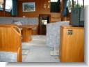 Saloon aft view from the galley area